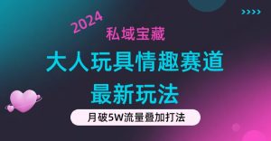 （11541期）私域宝藏：大人玩具情趣赛道合规新玩法，零投入，私域超高流量成单率高-网创资源总站