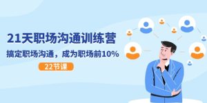（11615期）21天职场沟通特训营，搞定 职场沟通，成为 职场前10%（22节）-网创资源总站