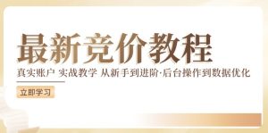 （12012期）竞价教程：真实账户 实战教学 从新手到进阶·后台操作到数据优化-网创资源总站