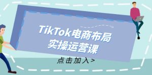 (12156期)TikTok电商布局实操运营课:从新手到精通,成为TikTok带货运营高手-网创资源总站