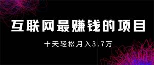 （12396期）互联网最赚钱的项目没有之一，轻松月入7万+，团队最新项目-网创资源总站