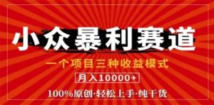 视频号最新爆火赛道，三种可收益模式，0粉新号条条原创条条热门 日入1000+-网创资源总站