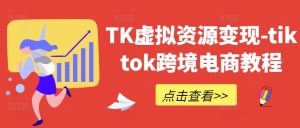TK虚拟资源变现-tiktok跨境电商教程-网创资源总站