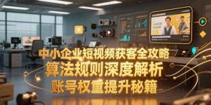 中小企业短视频获客全攻略,算法规则深度解析,账号权重提升秘籍-网创资源总站