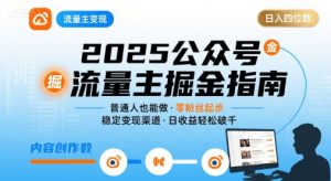 公众号流量主变现项目2025，普通人也能通过这个项目日入四位数-网创资源总站
