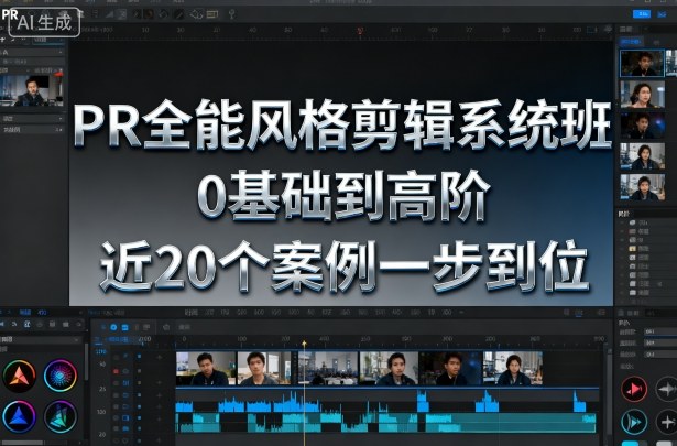 PR全能风格剪辑系统班，0基础到高阶，近20个案例一步到位-网创资源总站