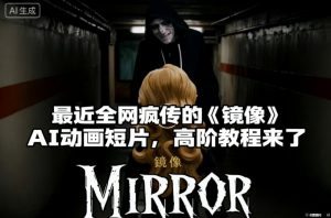 付费文章:最近全网疯传的《镜像》AI动画短片,高阶教程来了-网创资源总站