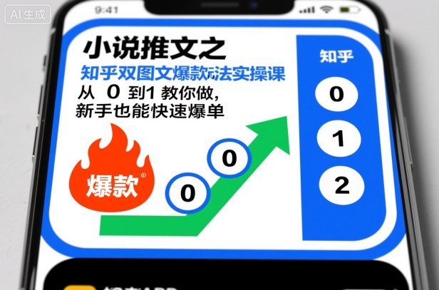 小说推文之知乎双图文爆款玩法实操课，从0到1教你做，新手也能快速爆单-网创资源总站