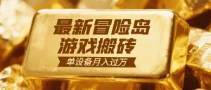 冒险岛游戏搬砖 一组账号月利润9000+-网创资源总站
