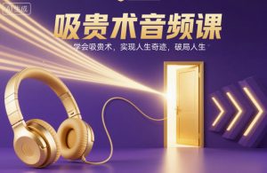 吸贵术音频课，学会吸贵术，实现人生奇迹，破局人生-网创资源总站