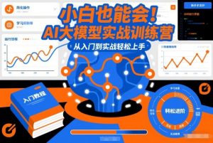小白也能会！AI大模型实战训练营，从入门到实战轻松上手-网创资源总站