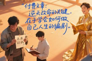 付费文章：逆天改命的关键，在于学会如何做自己人生的编剧-网创资源总站