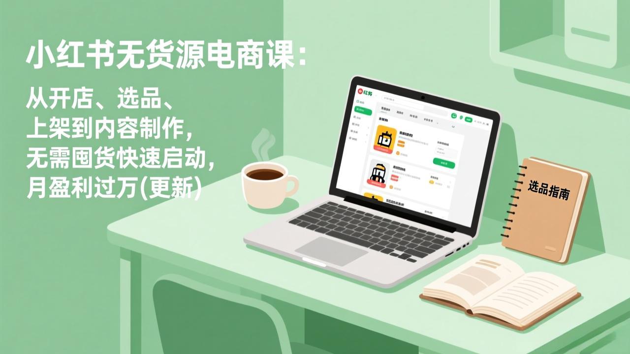 小红书无货源电商课(更新-网创资源总站
