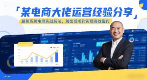 某电商大佬运营经验分享，最新系统电商实战玩法，跳出低毛利实现高效盈利(更新)-网创资源总站