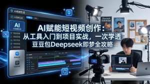 AI赋能短视频创作:从工具入门到项目实战,一次学透豆包Deepseek即梦全攻略-网创资源总站
