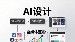 人人都是AI设计师：SD出图+自媒体涨粉一站教学，告别图文素材焦虑，AI设计让你轻松避开内卷-网创资源总站