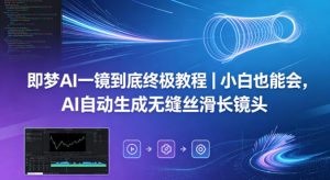 即梦AI一镜到底终极教程|小白也能会,AI自动生成无缝丝滑长镜头-网创资源总站