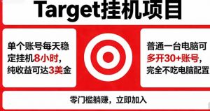 海外平台Target，正规运营商合作、技术兜底长期稳定、防风控、任务不断档、收益透明、灵活提…-网创资源总站