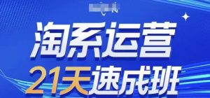 淘系运营21天速成班,0基础轻松搞定淘系运营,不做假把式,快速复制落地(更新26年4月)-网创资源总站