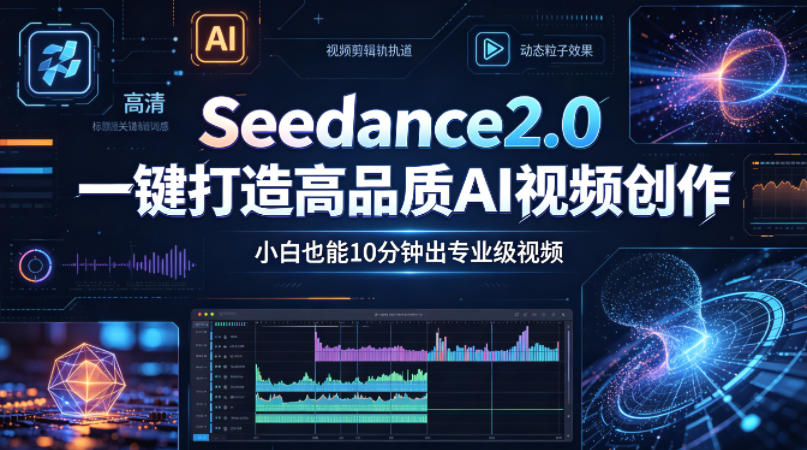 Seedance2.0一键打造高品质AI视频创作，小白也能10分钟出专业级视频-网创资源总站