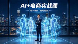 AI+电商实战课,1人+N个AI 智能体,把SOP变AI员工,实现降本增效提高利润-网创资源总站