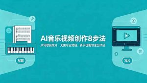 AI音乐视频创作8步法：从写歌到成片，无需专业功底，新手也能快速出作品-网创资源总站