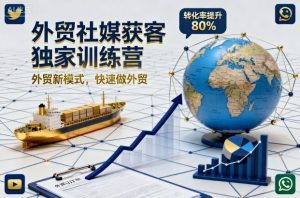 外贸社媒获客独家训练营，外贸新模式，快速做外贸(更新26年4月)-网创资源总站