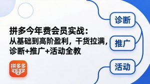 拼多多年费会员实战(更新26年5月7-网创资源总站