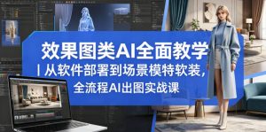 效果图类AI全面教学｜从软件部署到场景模特软装，全流程AI出图实战课-网创资源总站